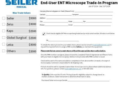 ENT Trade In Program